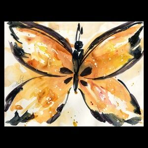 Original Watercolor Butterfly Painting - Butterfly Magic 6